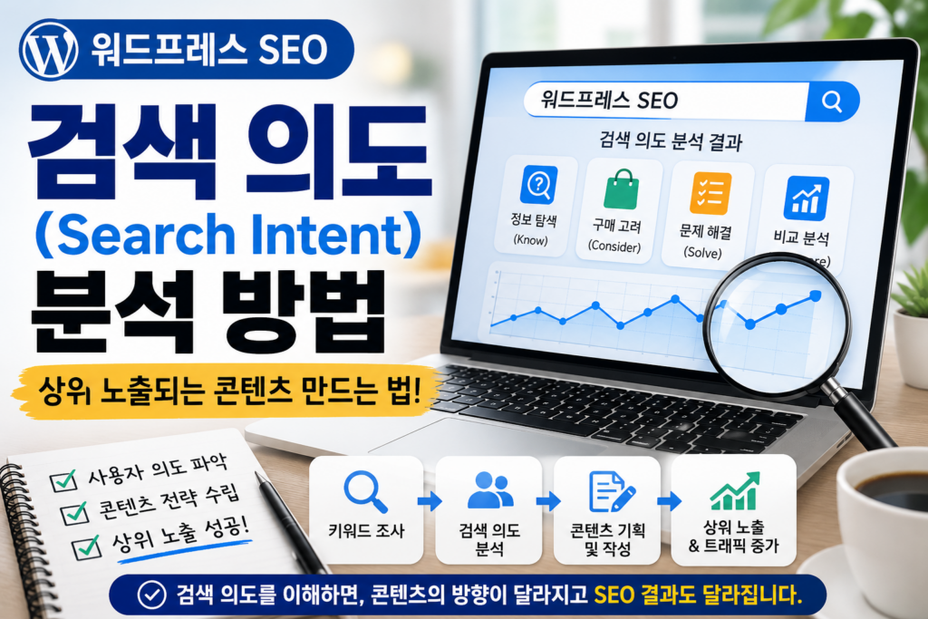 워드프레스 검색 의도(Search Intent) 분석 방법