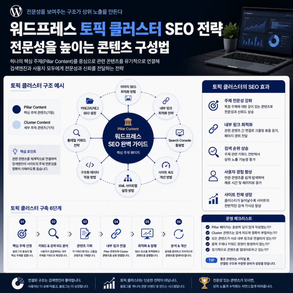 워드프레스 토픽 클러스터 SEO 전략