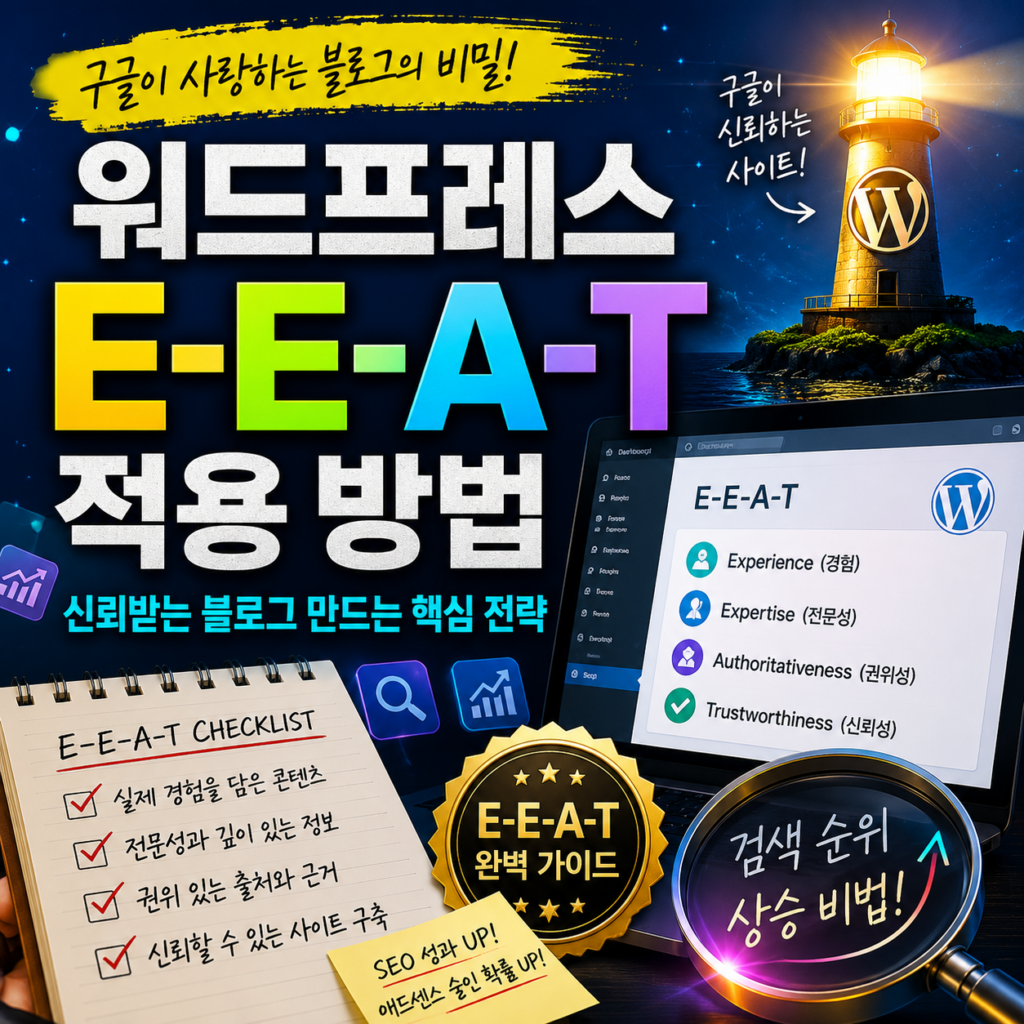 워드프레스 E-E-A-T 적용 방법