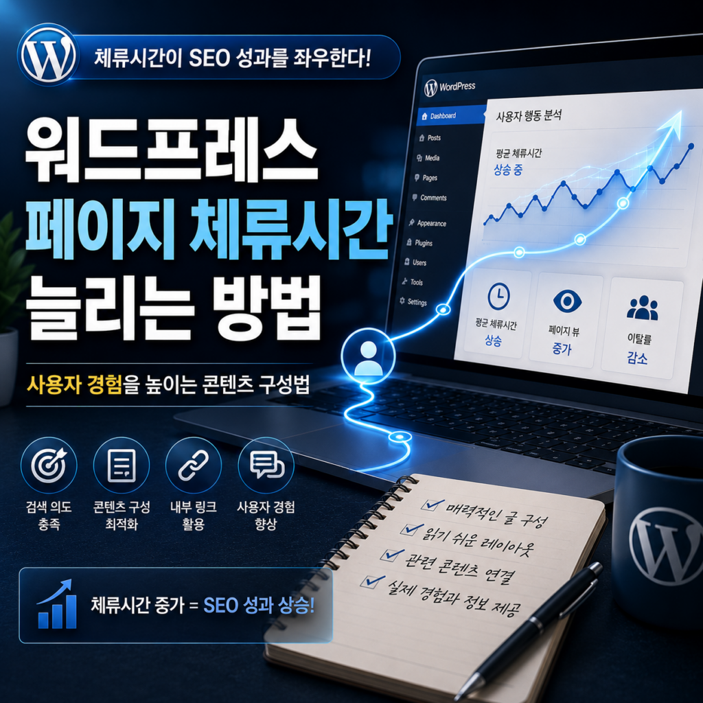 워드프레스 페이지 체류시간 늘리는 방법