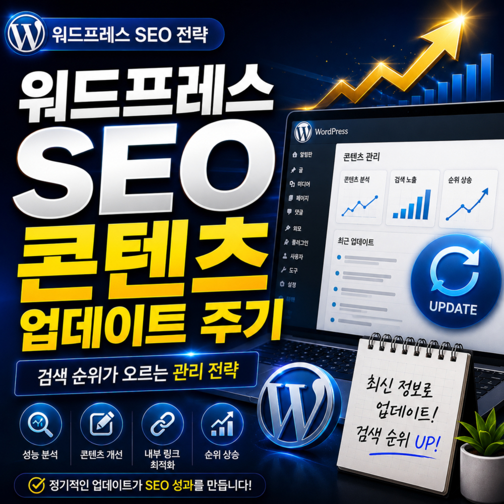 워드프레스 SEO 콘텐츠 업데이트 주기