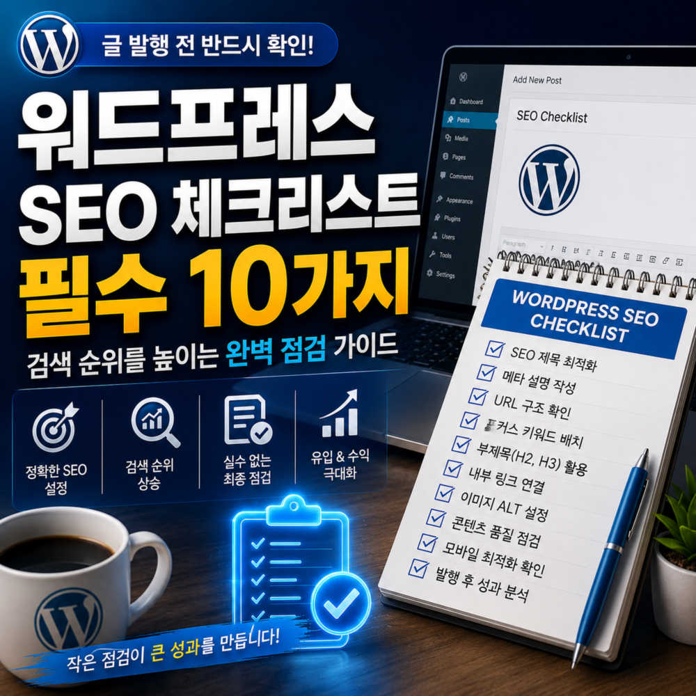 워드프레스 SEO 체크리스트
