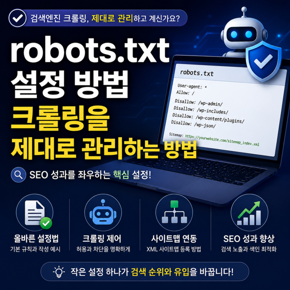 robots.txt를 잘못 건드렸다가 검색 유입이 줄었습니다